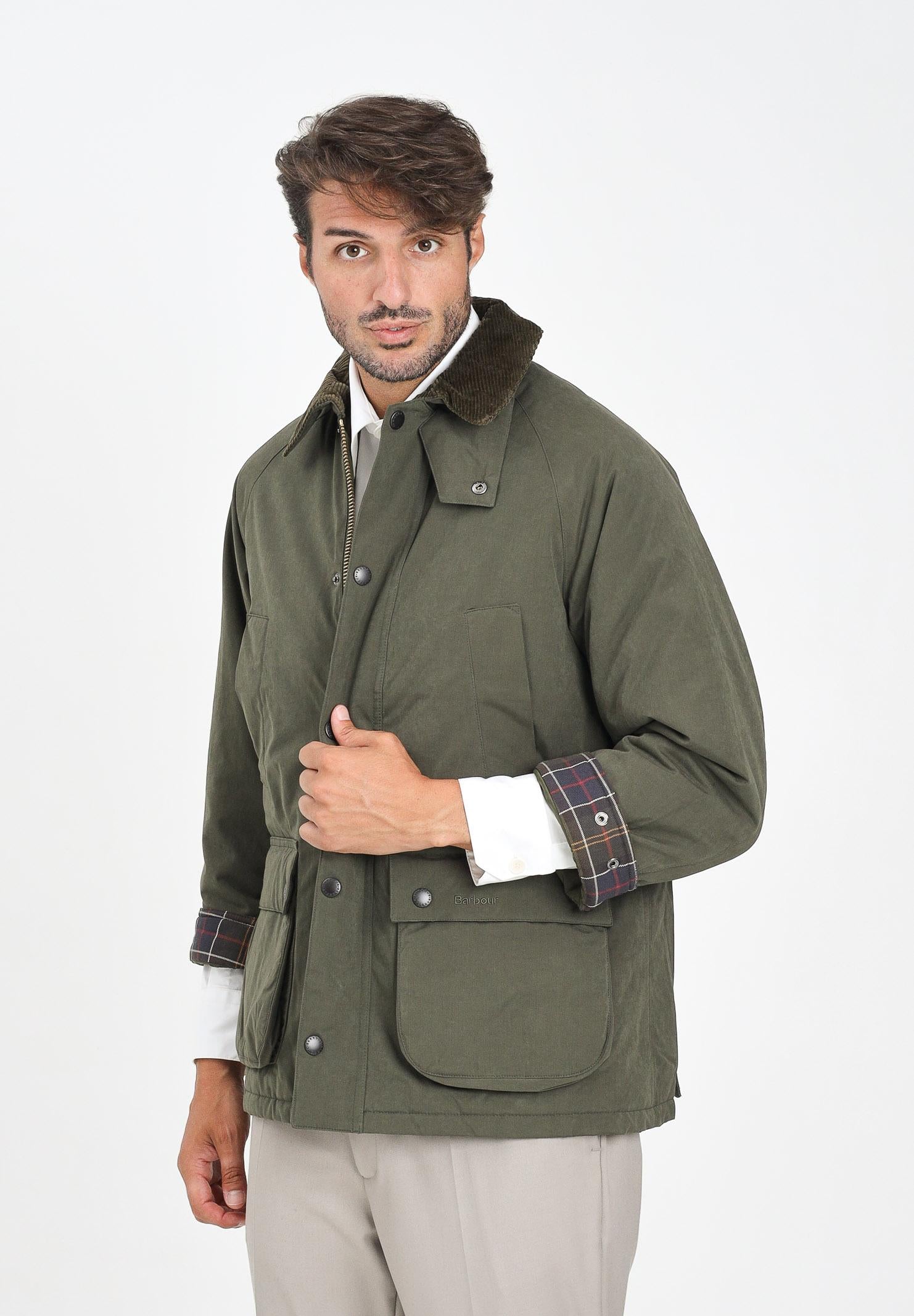 BARBOUR Giubbotto Bedale oversize verde da uomo 252MMCA1064 OL51 BARBOUR 