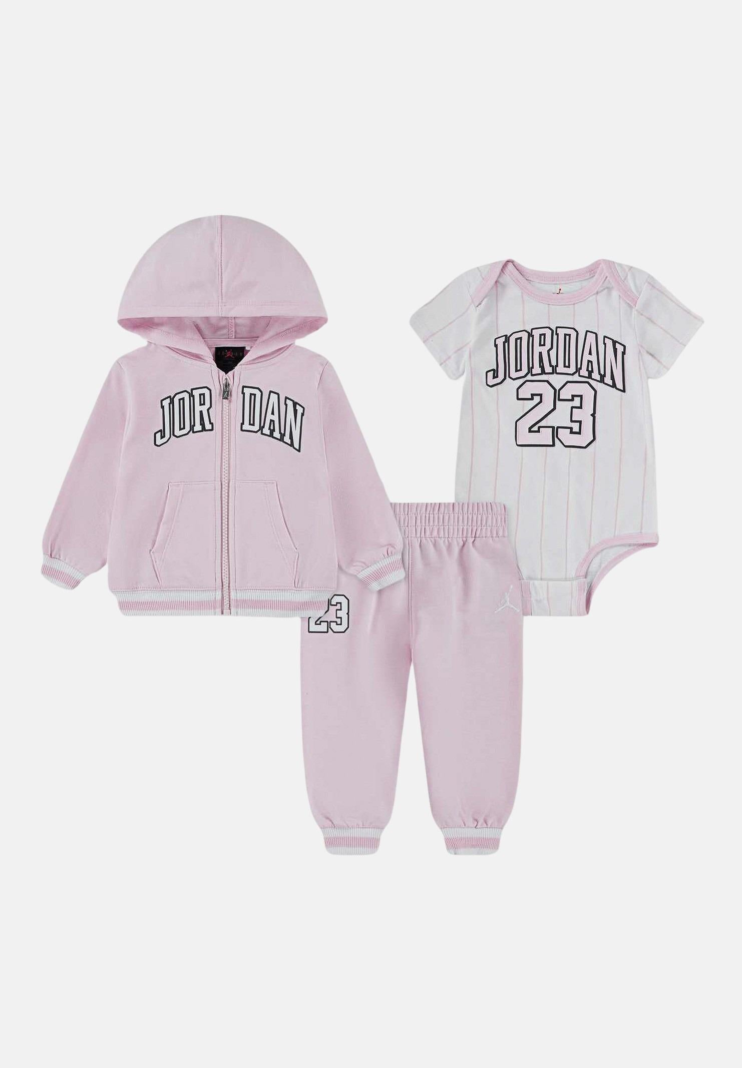 JORDAN Tuta (3 pezzi) 23 Jersey rosa da neonato 65F182 A9Y JORDAN 