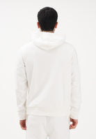 LACOSTE Felpa con cappuccio bianca da uomo con bordi logati SH0884 70V LACOSTE 