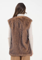 ONLY Pelliccia smanicata marrone da donna 15354308 Tannin ONLY 