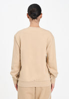 DIESEL Felpa girocollo beige per donna, ragazzi e bambini con logo Oval D multi-layered J02486KYAQK K726 DIESEL 