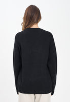 NEW ERA Maglione girocollo Oversized Chicago Bulls NBA Knit nero per uomo e donna 60684339  NEW ERA 