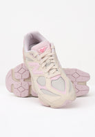 NEW BALANCE Sneakers 9060 panna e rosa da donna GC9060JP  NEW BALANCE 