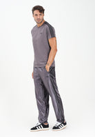 ADIDAS ORIGINALS Pantalone sportivo Firebird Adicolor Metallic grigio da uomo JW5959  ADIDAS ORIGINALS 
