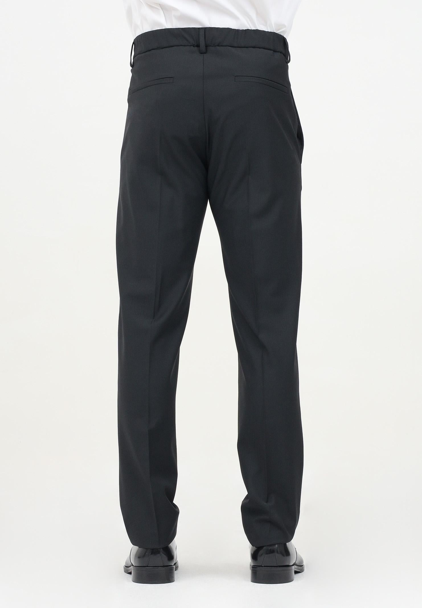 Pantalone elegante nero da uomo 5P0531/A1WK K102Nero vinile PATRIZIA PEPE 