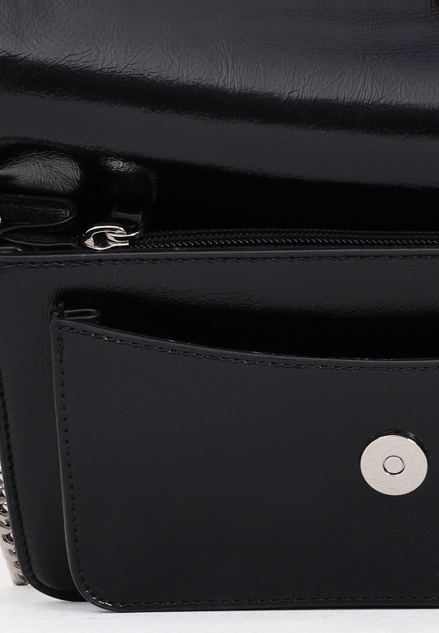 RICHMOND Borsa a tracolla nera da donna con logo JR RWA25227BO BL RICHMOND 