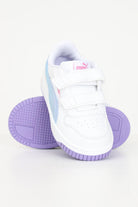 Sneakers Carina Street Bouncy Sky bianche da neonato 397977 01 PUMA 