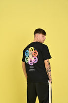 BARROW T-shirt a manica corta nera per uomo e donna con stampa S5BWUATH053 110 BARROW 