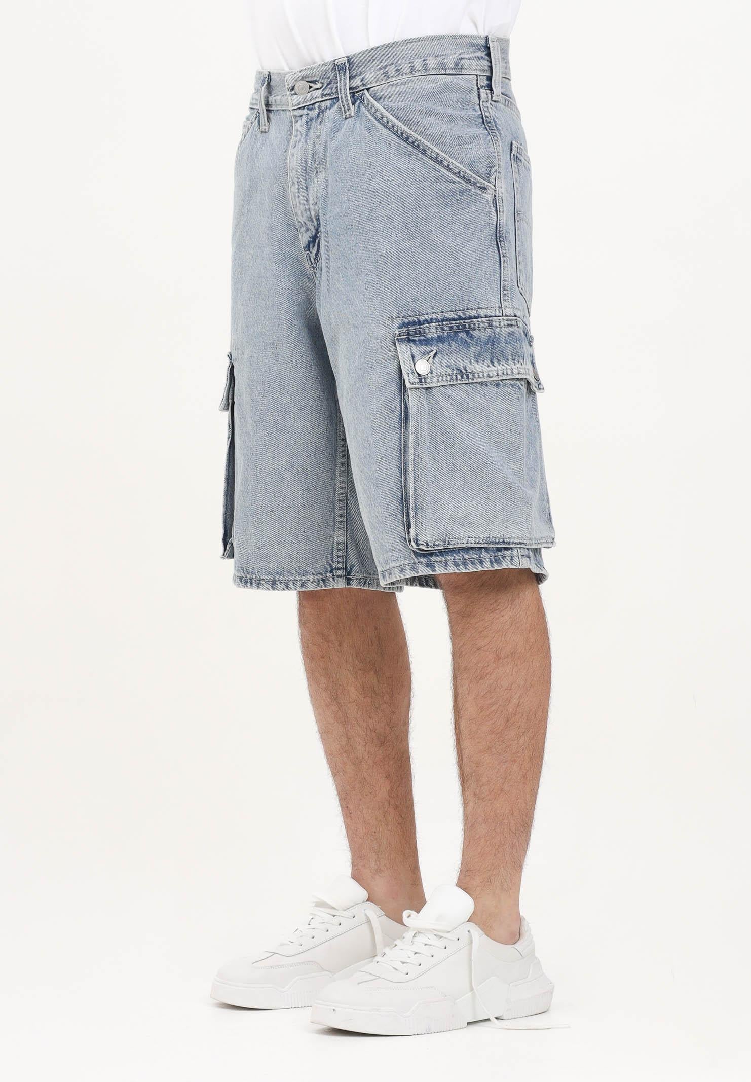 LEVI'S® Shorts 478™ Baggy Cargo in denim chiaro da uomo 001GU-0004 . LEVI'S® 