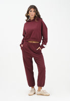 HINNOMINATE Pantalone sportivo bordeaux da donna con logo HMABW01953 RS02 HINNOMINATE 