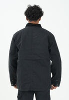 DICKIES Giubbotto di jeans CHORE in denim nero da uomo con colletto in velluto DK0A87O3BLK1 . DIckies 