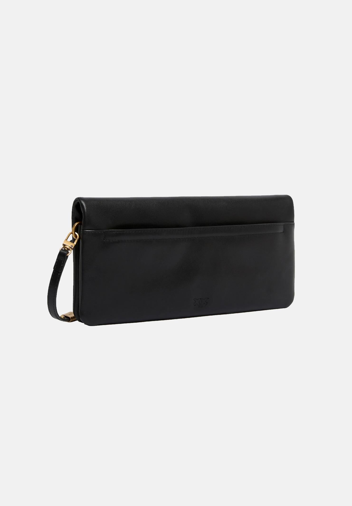 PINKO Pochette Love Bag Click Soft Horizontal nera da donna 106022A0QO Z99Q PINKO 