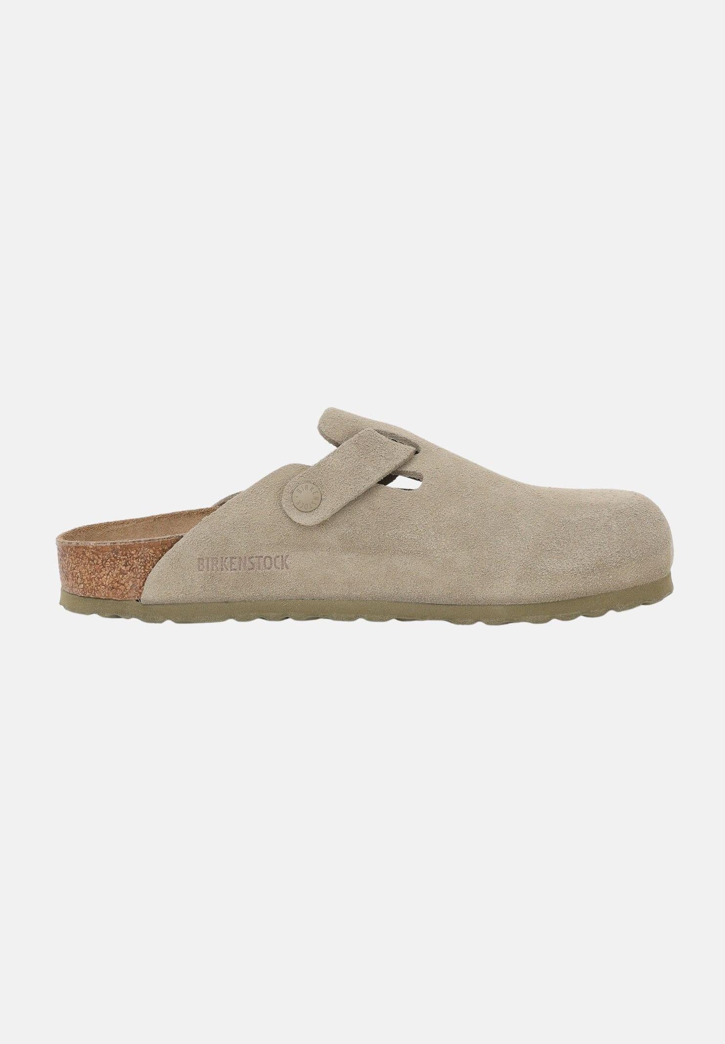 BIRKENSTOCK Ciabatte Boston beige da uomo 1025844 . BIRKENSTOCK 