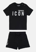 DSQUARED2 Completino nero da neonato DQ2953D008J DQ900 DSQUARED2 