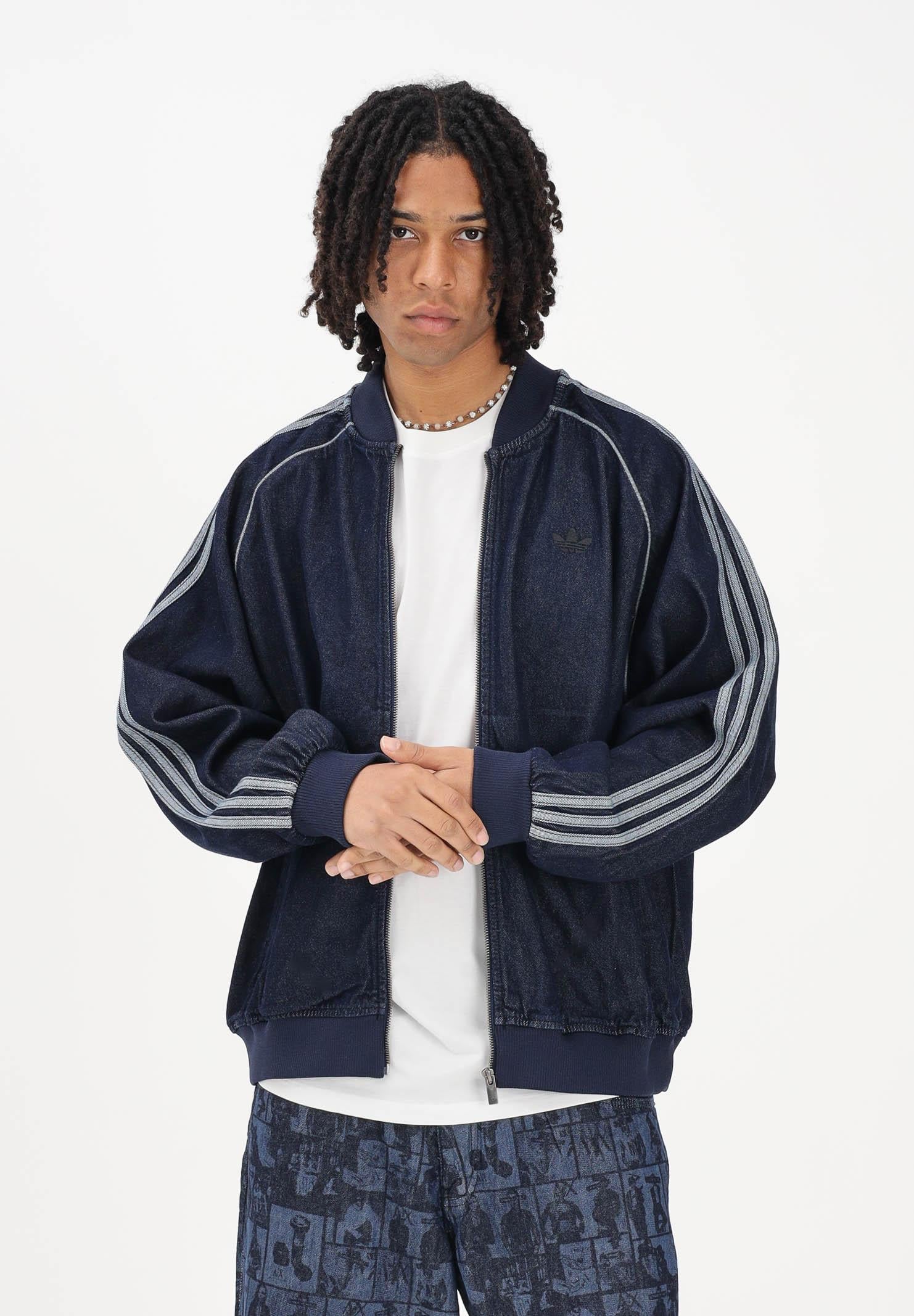 ADIDAS ORIGINALS Men's SST Adicolor Loose Dark Denim Jacket – Pavidas