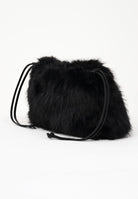 PINKO Maxi Clutch in eco pelliccia nera da donna 105909A2VZ Z99Q PINKO 