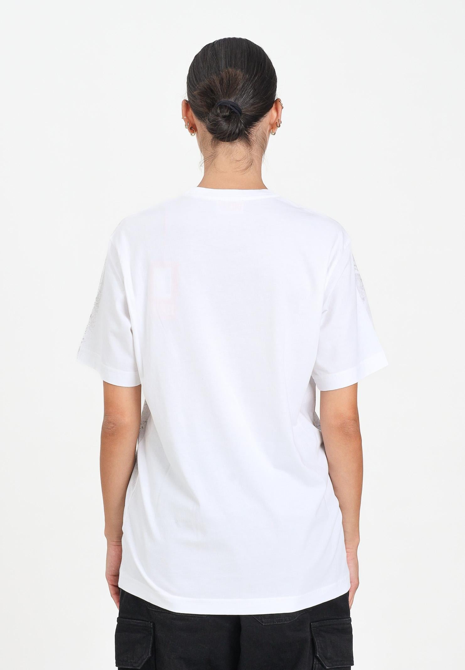 DIESEL T-shirt a manica corta bianca per donna, ragazzi e bambini con logo J02479KYAZW K100 DIESEL 