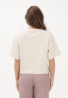 PUMA T-shirt a manica corta Essentials Elevated Relaxed panna da donna 691813 87 PUMA 