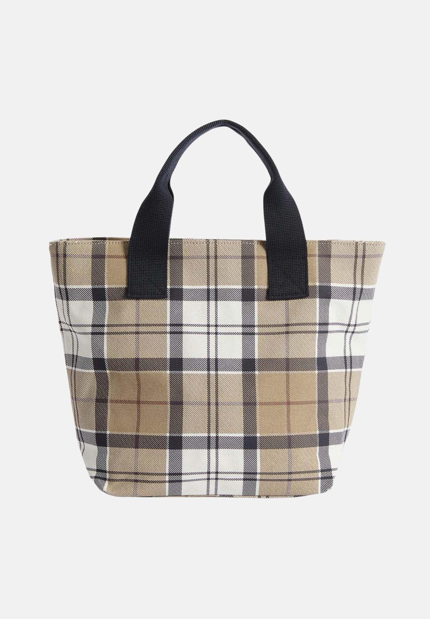 BARBOUR Borsa a mano Maisy in tartan panna e beige da donna 261-LBA0468 BE71 BARBOUR 