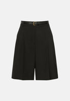 MAX MARA Bermuda nero in tela di lana MSTADORNO da donna. 2626146021600 010 MAXMARA 