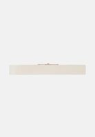 ELISABETTA FRANCHI Cintura avorio da donna con dettaglio logo CT50S61E2 360 ELISABETTA FRANCHI 