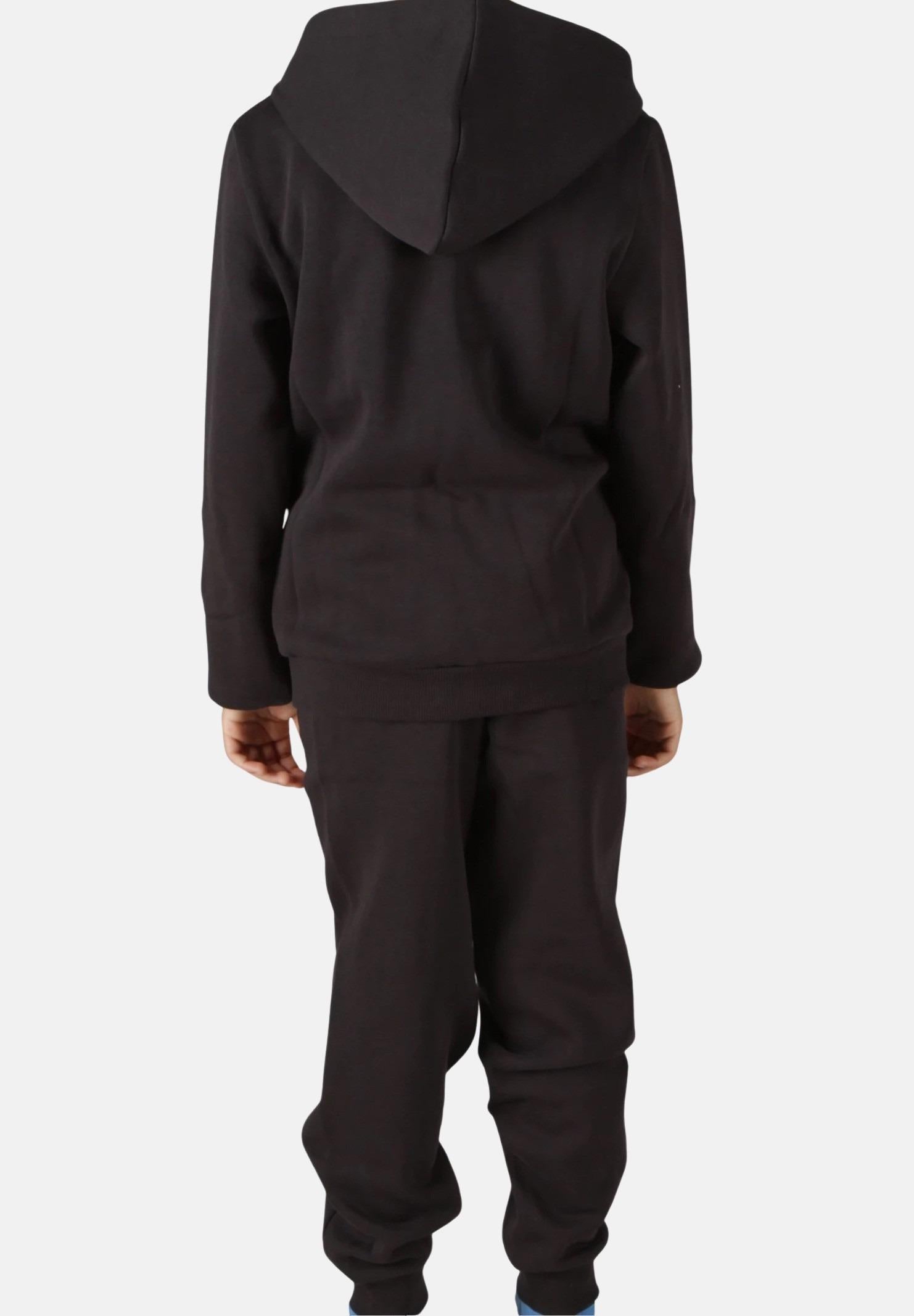 Tuta nera da bambino con pannello arancio 679153 18 PUMA 