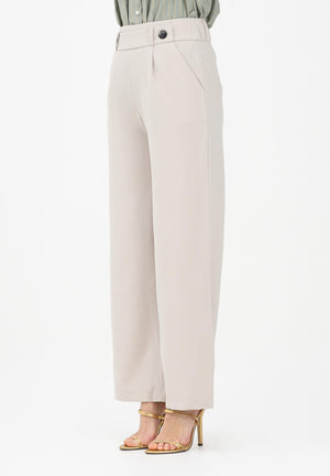 JDY Pantalone beige da donna a vita alta 15208430 CHGR JDY 