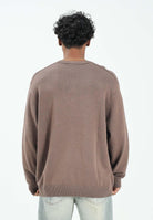 ADIDAS ORIGINALS Maglioncino girocollo Premium Essentials marrone da uomo JW3506  ADIDAS ORIGINALS 