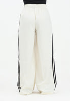 ADIDAS ORIGINALS Pantalone sportivo Adicolor Satin Wide Leg panna da donna KD2542 . ADIDAS ORIGINALS 