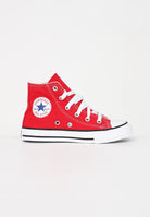 CONVERSE Sneakers CHUCK TAYLOR ALL STAR rosse per bambino e bambina 3J232C . CONVERSE 