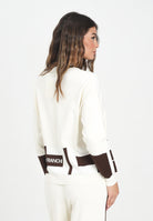 ELISABETTA FRANCHI Maglioncino panna da donna con bande lucide MK01S56E2 EG2 ELISABETTA FRANCHI 