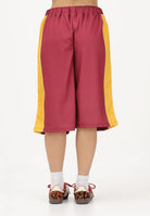GCDS Shorts bordeaux per donna, ragazzi e bambini con logo C1BJQL710J338 468Y GCDS 