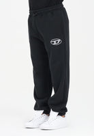 DIESEL Pantalone sportivo nero per donna, ragazzi e bambini con marchio Oval D J02457KYAQK K900 DIESEL 