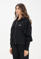 DICKIES Felpa con zip Oakport nera da donna DK0A4Y1ZBLK1  DIckies 
