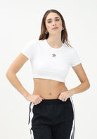 ADIDAS ORIGINALS Top sportivo Essentials bianco da donna JC9026 . ADIDAS ORIGINALS 