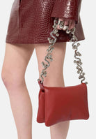 SPORTMAX Borsa a spalla SPXSOFFYMINI mattone da donna 2612511031600 015 SPORTMAX 