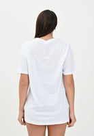 SANTAS T-shirt a manica corta bianca da donna con stampa DOLCEFARNIENTE BIANCO SANTAS 