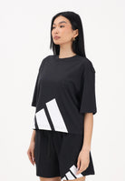 ADIDAS PERFORMANCE T-shirt a manica corta Essentials Big Logo Boyfriend nera da donna JG8736 . ADIDAS PERFORMANCE 