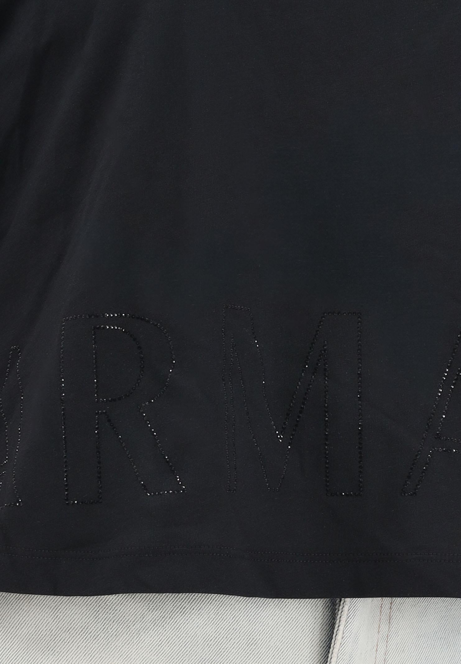 ARMANI EXCHANGE T-shirt a manica corta nera da donna con logo XW001709AF17172 UC001 ARMANI EXCHANGE 