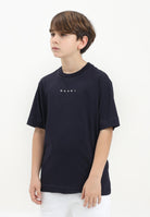 MARNI T-shirt a manica corta blu per donna, ragazzi e bambini con stampa logo M01413M00RF 0M803 MARNI 