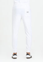 EA7 Pantalone sportivo bianco da uomo con stampa logo 7M000571AF13512 M0003 EA7 