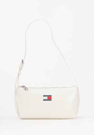 TOMMY JEANS Borsa a spalla Essential panna da donna AW0AW17866 YBI TOMMY JEANS 