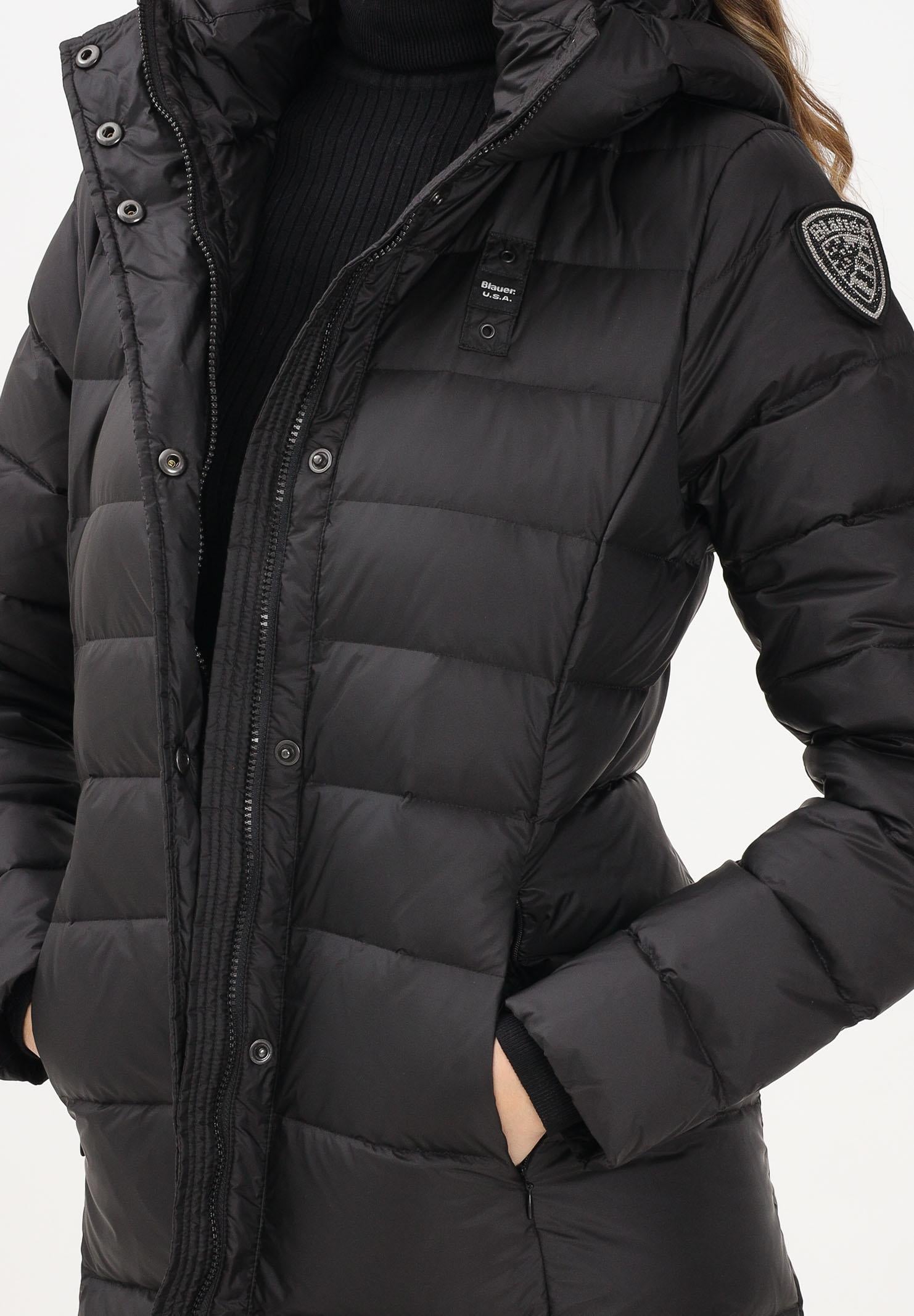 BLAUER Piumino lungo ANITA nero da donna 25WBLDK03101-006047 999 BLAUER 