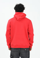 ADIDAS ORIGINALS Felpa con cappuccio Trefoil Essentials rossa da uomo JH1235 . ADIDAS ORIGINALS 