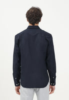 LACOSTE Camicia a manica lunga blu da uomo CH2933 HDE LACOSTE 