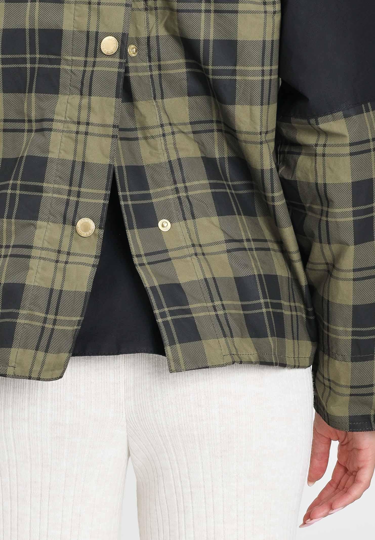 BARBOUR Giubbotto Elaine verde e nero da donna 252MLSP0253 OL51 BARBOUR 