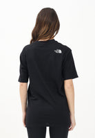 THE NORTH FACE T-shirt a manica corta Simple Dome nera da donna NF0A87NQJK31  THE NORTH FACE 