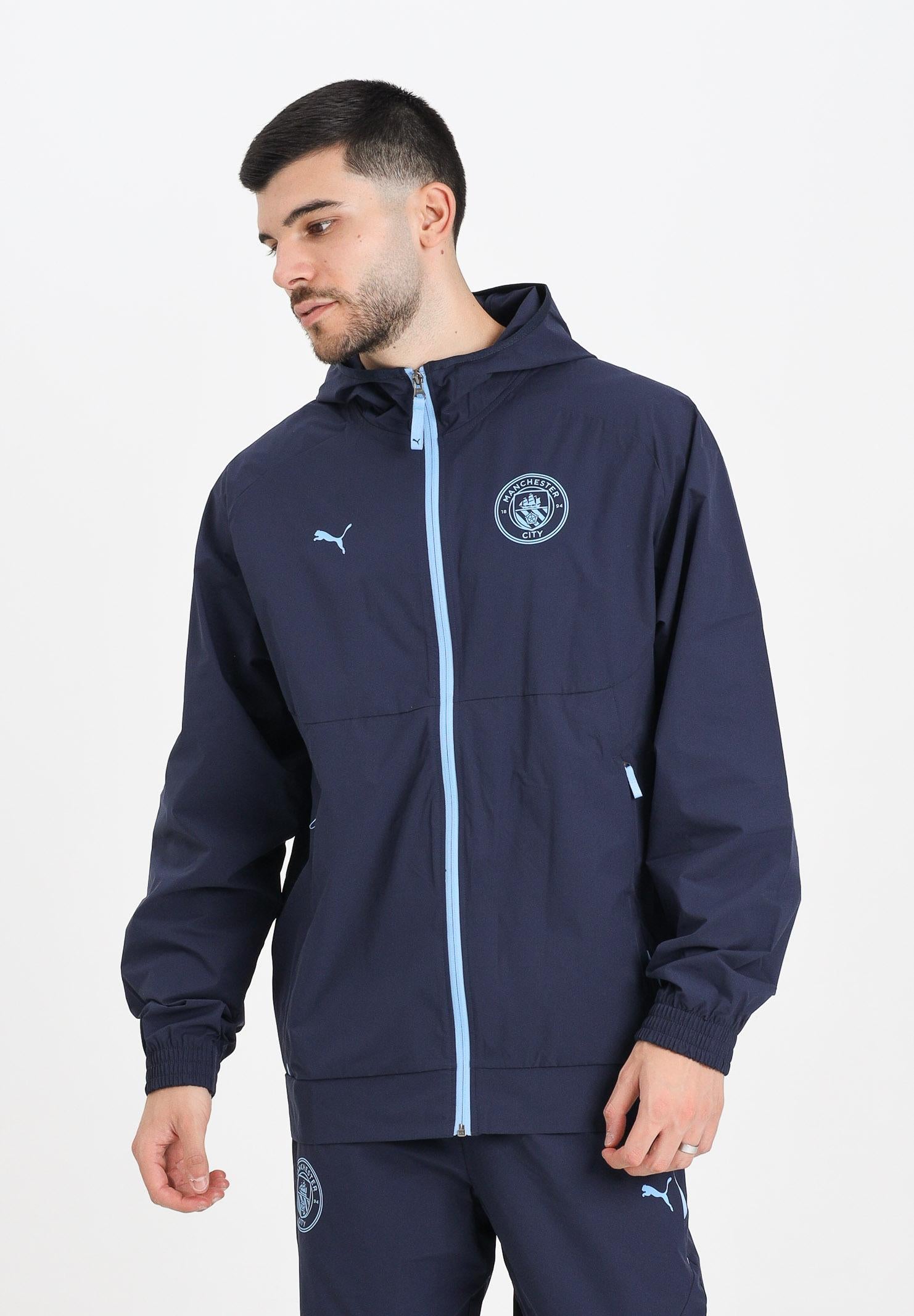 PUMA Giacca a vento Pumatech Manchester City blu da uomo 782669 06 PUMA 