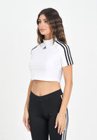 ADIDAS ORIGINALS T-shirt a manica corta Teamgeist Adicolor bianca da donna JZ8279  ADIDAS ORIGINALS 