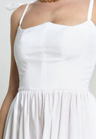 SANTAS Abito lungo DELIZIA bianco da donna PV2505 BIANCO SANTAS 